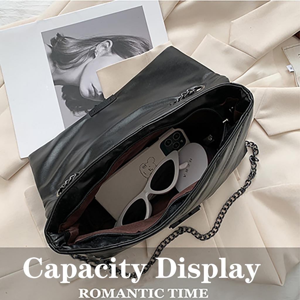 Módní taška na řetízek s vyšívanou nití Korejská taška přes rameno