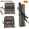 1Pcs Oxford Cloth Roll Up Tool Bag Multiple Pocket Screwdrivers Drills Wrench Pouch Multi-Purpose Storage Case Bag Hanging Tool
