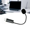 USB Microphone Omnidirectional USB Microphone for Games Chat Universal Laptop PC Microphone with Switchs