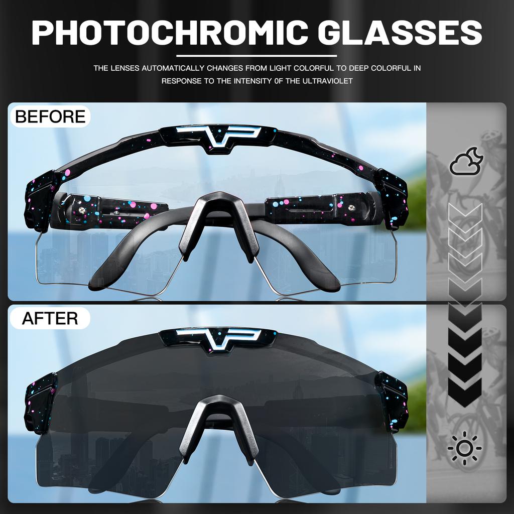 Road Cycling Glasses UV400 MTB Mountain Bike Polarized Fishing Glasses Driving Sunglasses Bicycle Outdoor Sports Eyewear