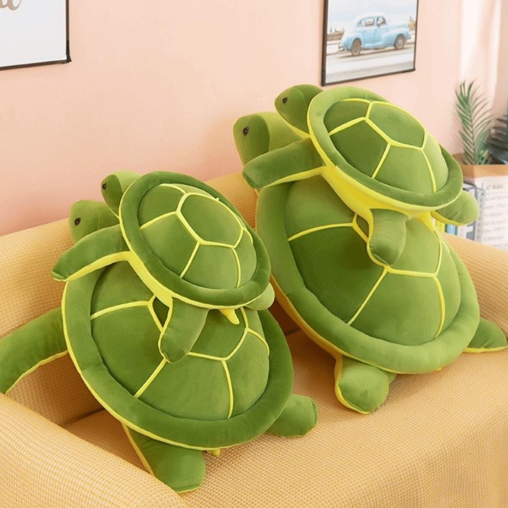 Soft Realistic Turtle Toys Cute Cartoon Stuffed Animal Dolls Sea Turtle Pillow Cushion Kids