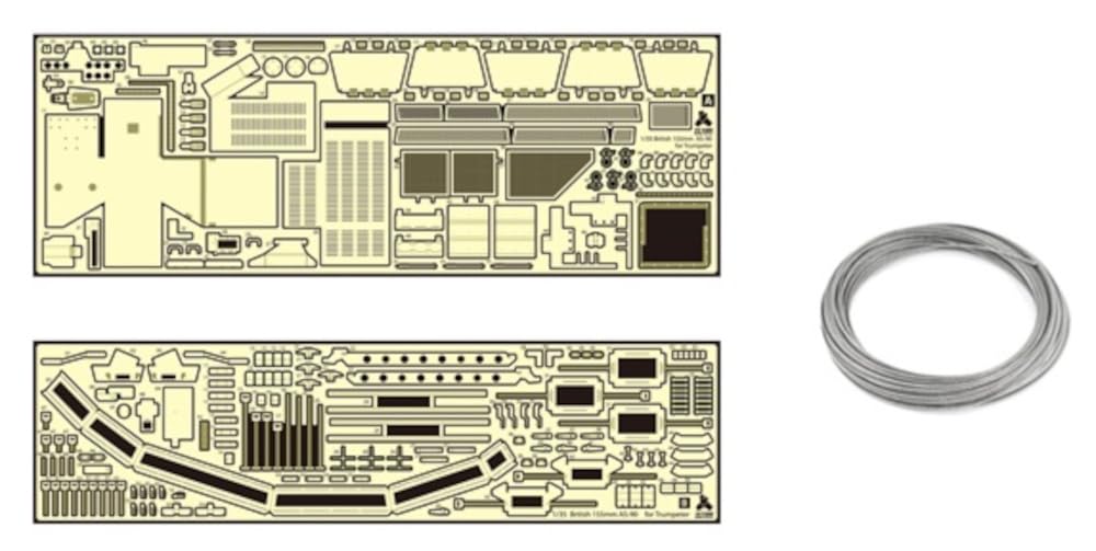 

Tetra Model 1/35 scale ME Series British 155mm Self-Propelled Gun AS-90 (TR) Plastic Model Parts ME3546