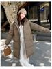 Women’s Mid Length Hooded Windproof Thicken Warm Winter Jacket