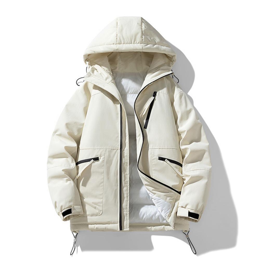 Thickened Solid Color Bread Clothes Men's and Women's Jackets Student Trend Loose Couple Cotton Clothes Men