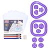 Geometry Spirograph Drawing Stencils Set Painting Template Art Crafts Creative Kids Educational Toy Variety Of Flowers Ruler