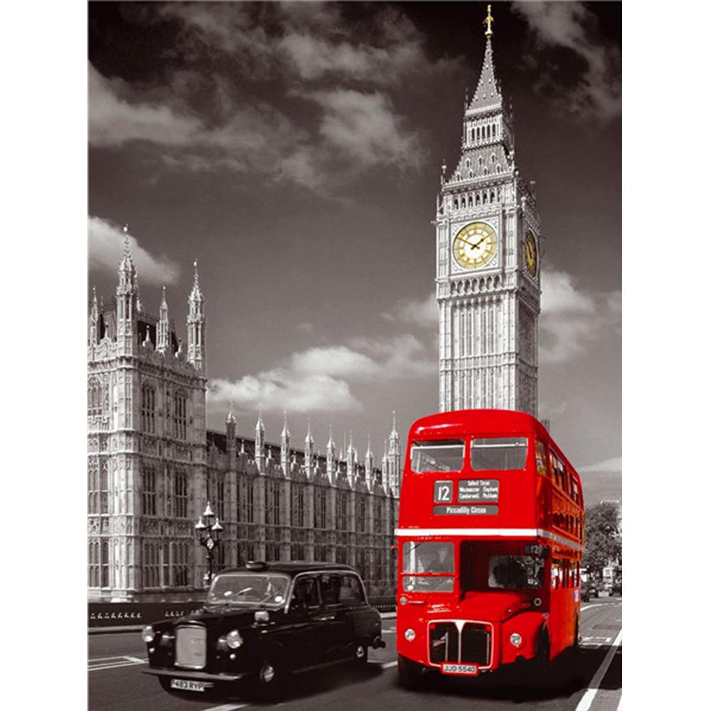 

5D полная квадратная алмазная живопись закат вышивка крестом Алмазная вышивка пейзажная мозаика цветок и горный домашний декор Full Square 20X30CM светло-синий