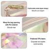 Iridescent Pouch Portable Zippered Toiletry Bag Waterproof Cosmetic Bags Gift Bags for Women Girls