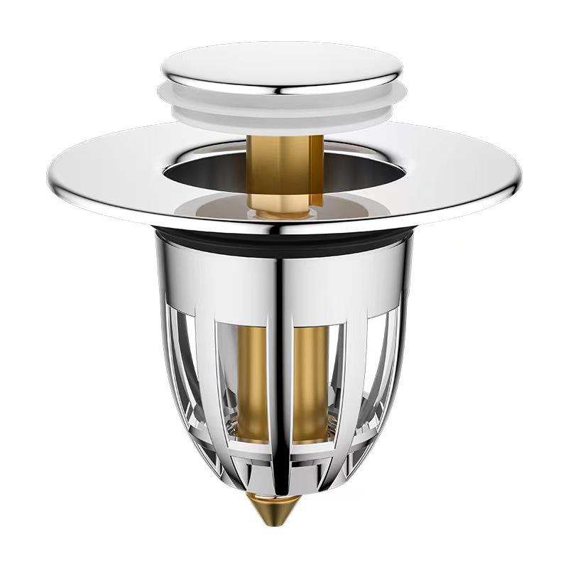 Leakproof Pop-Up Washbasin Stopper: Insect-Proof, Odor-Proof, Anti-Clog Sink Filter