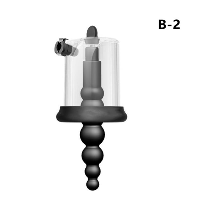 New Anal Pump Manual Vacuum Rosebud Pump Sex Toys for Men Women SM Suction Cup Prostate Stimulator Anus Dilator Butt Plug Set