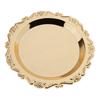 Talerz do serwowania deserów Złoty danie Wyświetlacz owoców Materiały urodzinowe 20 cm