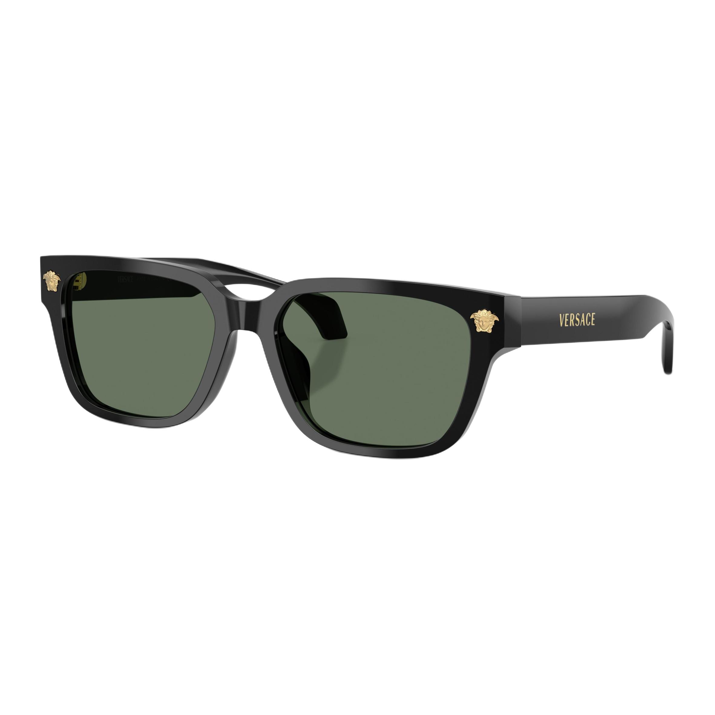 

Versace Logo Frame Square Sunglasses Unisex sunglasses Black 0VE4513D-GB1/82 56,Black