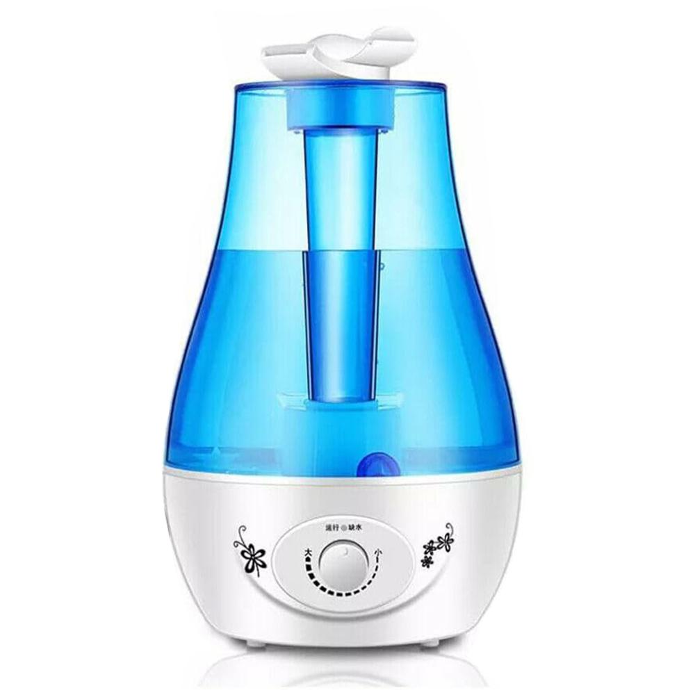 

3L Double Nozzle Ultrasonic Air Humidifier Mist Diffuser with LED Night Light EU Plug