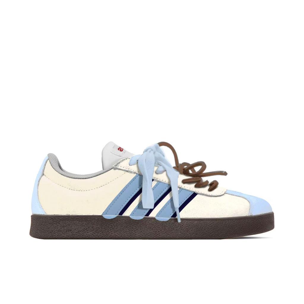 Adidas VL COURT 2.0 End Of March, Box Low top Skateboard Shoes Unisex Blue HQ1802(TeamM--BOX)
