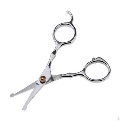 4.9inch Nose Hair Scissors Ear Facial Mustache Eyebrow Beauty With Round Tip