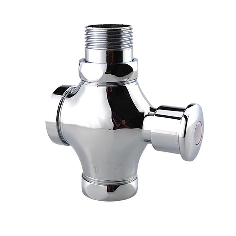 Self-Closing Delay Hand-Press Flush Valve