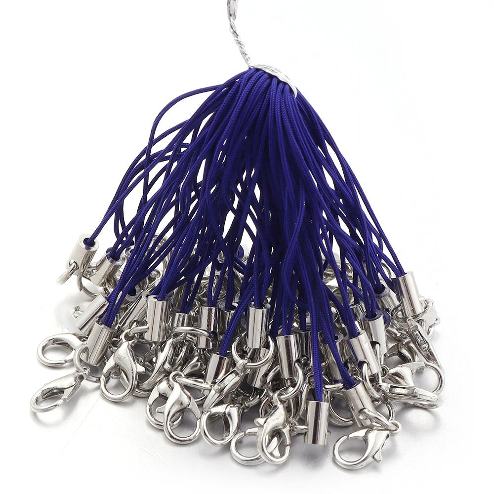 20pcs Hand Wrist Lanyard String Mobile Phone Rope Lobster Clasp Lanyard Diy Handmade Accessories Connector Hook Fastener Making