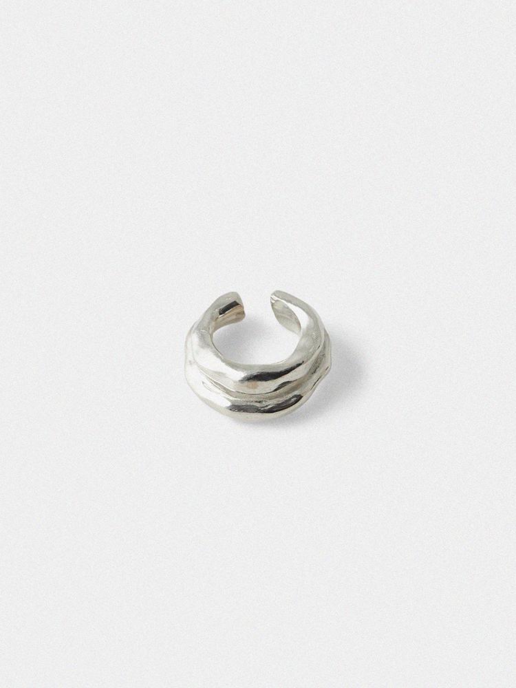 Douhab Heyuz Double Layered Ear Cuff_Silver