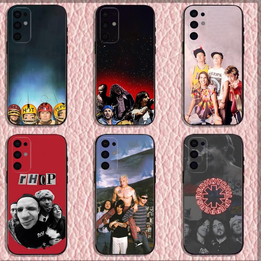 R-Red Hot C-Chili Peppers Band Phone Case For Samsung S25,S24,S21,S22,S23,S30,Ultra,S20,Plus,Fe,Lite,Note,10,9,5G Black Cover