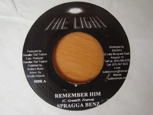 

7inch Record SPRAGGA BENZ / SUGAR SLICK - Remember Him / Only Thing I Did NONE The Light Jamaica Reggae, Ska & Dub Used