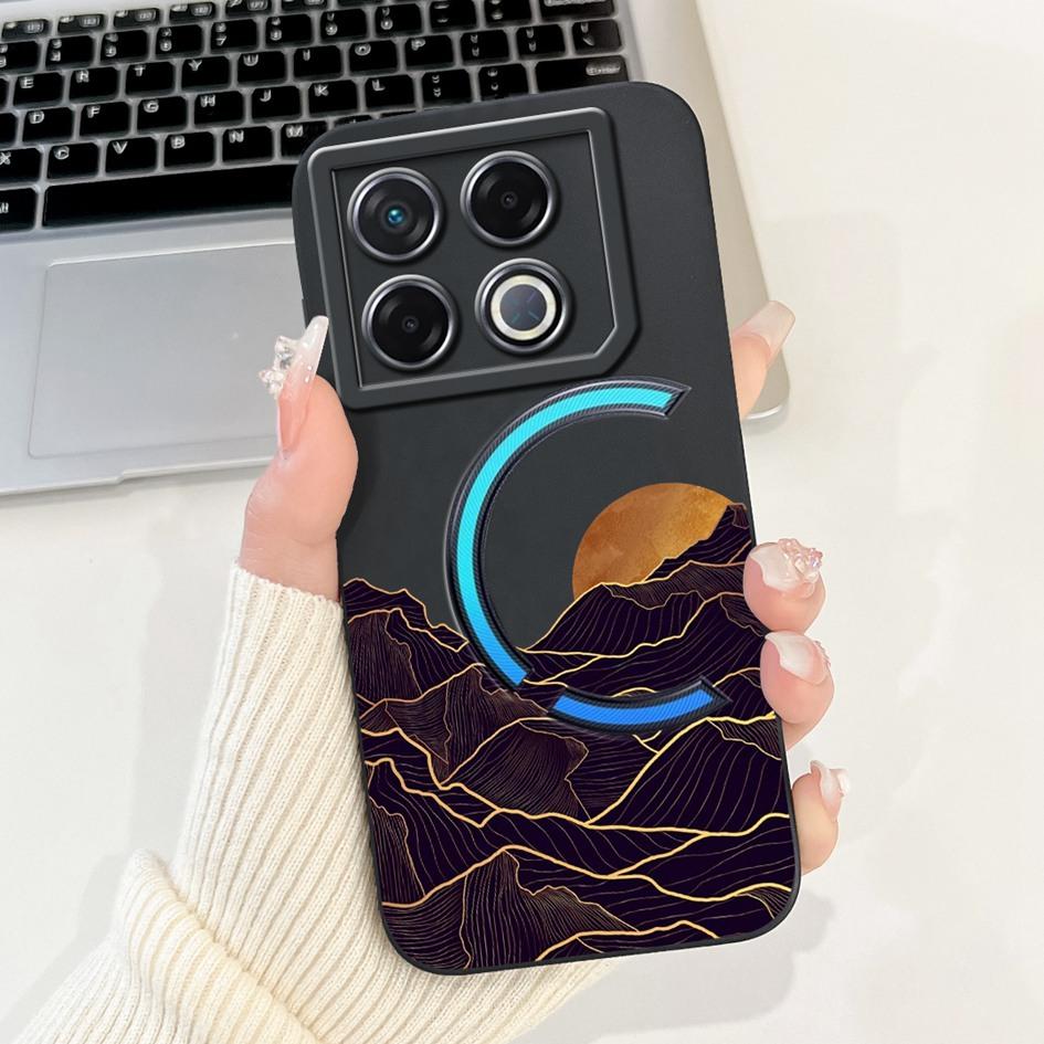 Per Infinix GT 20 Pro 2024 Custodia X6871 Cover Antiurto Fantasia alla Moda Morbido Silicone Opaco Custodia per Telefono Per Infinix GT20 Pro Coque