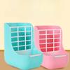 Rabbit Grass Frame Rack Rabbit Food Basket Hay Feeder Guinea Pigs Feeding Bowl Accessories 2 in 1 Fixed Grass Rack
