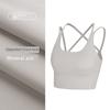 Export Soft Glutinous Yoga Straps Fitness Beauty Back Yoga Vest Sports Intimates Bubble Wrap Running Cover Supernumerary Breast Tops Women