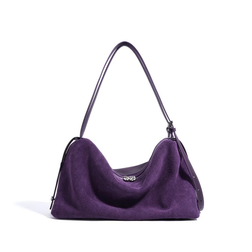 New Simple Premium Frosted Shoulder Bag Commuter Underarm Bag