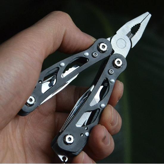 15 IN 1 Outdoor Multifucntion Universal Tool Pliers Stainless Steel Folding Pliers with Nylon Bag