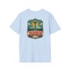 Washington Mountain T-Shirt | Vintage Mid-Century Travel Luggage Tag Tee | Evergreen State Souvenir | WA Road Trip Gift