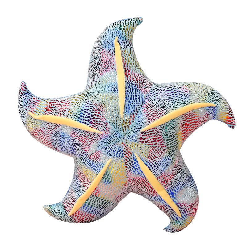 Simulated Marine Creature Starfish Doll Plush Toy Aquarium Starfish Doll Home Throw Pillow Beach Rag Doll