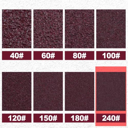 SPEEDWOX 10-Piece Set of 220mm 6-Hole Sanding Discs, Round #240 Sandpaper, Woodworking Sandpaper, Sander Paper, Woodworking Sandpaper, Precision Sandp