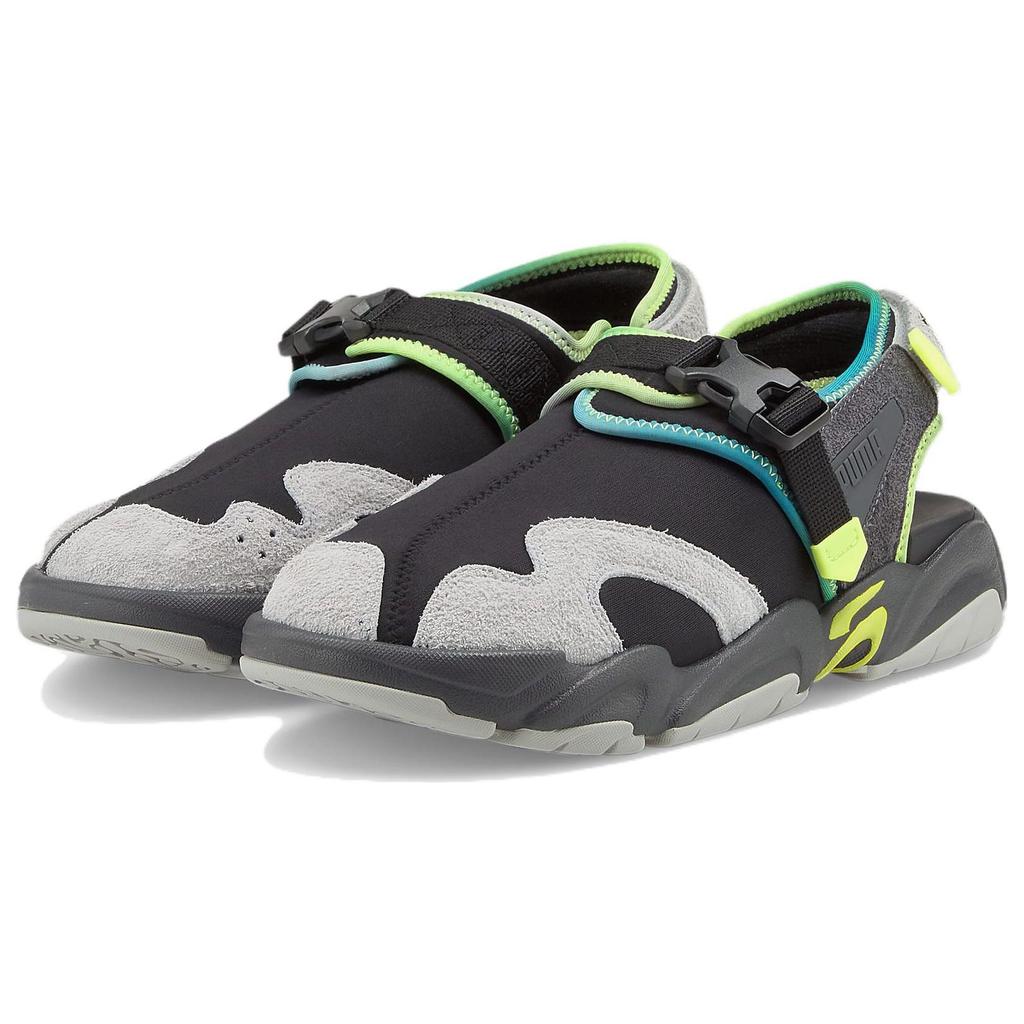 Perks and Mini x TS-01 PAMPUMA Island Unisex Sneakers Black Lime-Squeeze 390451-01