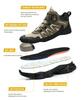 Rotation button Work Safety Men Steel Toe Anti smash puncture Protective Size 47 for Adult Men Suitable for Daily Wear