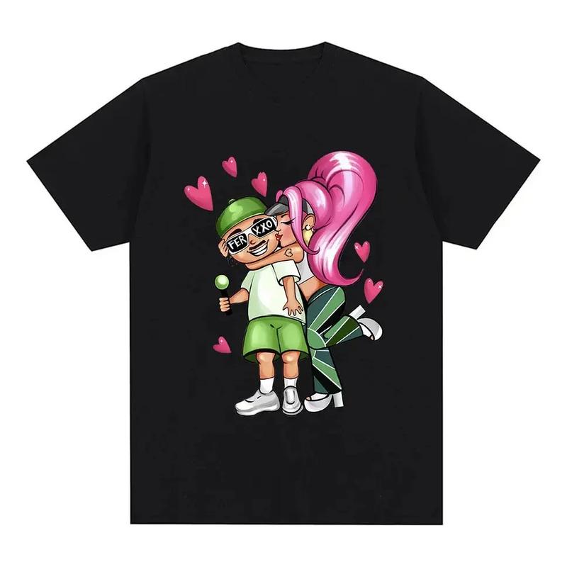 Camiseta Con Estampado Ferxxo De La Cantante Karol G Feid Pa S
