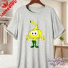 Snorks Cartoon Character Print T Shirt Vintage 80s Classic Anime Graphic Tee Casual Cotton Tops for Unisex Women Summer Streetwear