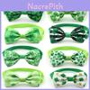 Lovely Green Check Collar Perfect St.patrick's Day Pet Accessory