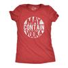 Funny Vodka T-Shirt, May Contain Vodka, Women's Night Out Top