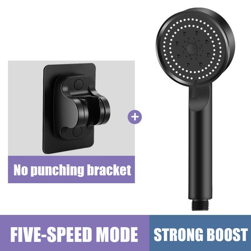 Shower Head Water 5mode Shower Water Saving Spray Nozzle Adjustable High Pressure Head Of A Shower Hygienic Bathroom Accessories