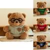 Teddy Bear Plush Toy For Girls With Bow Necklace For Birthday Gift Or Wedding Favor