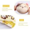 Cute Throw Pillow Stuffed Animal Toys Creative Gifts for Teens Girls Kids (yellow)