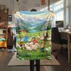 Coperta Bambina Heidi, Alta Qualità, Confortevole per Tutte le Stagioni, Decorazione per la Casa, Calore e Comfort