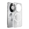 Planet of the Apes Guardian Matte Texture Magnetic Grille Phone Case for Huawei Mate 80 Pro Max Lightweight Luggage Stripe Colorblock White