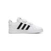 Adidas Neo GRAND COURT Hook and loop Abrasion Resistant Low top Skateboard Shoes White Black Infant And Toddler EF0118