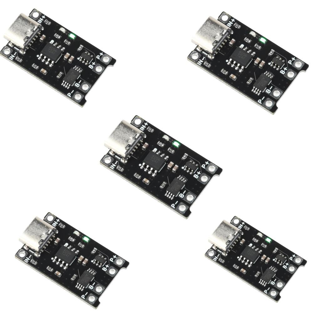 2 In 1 TP4056 Li-ion Battery Charging Module DC 4-8V 1.2A Battery Charging Board Module Type C Charging Protection