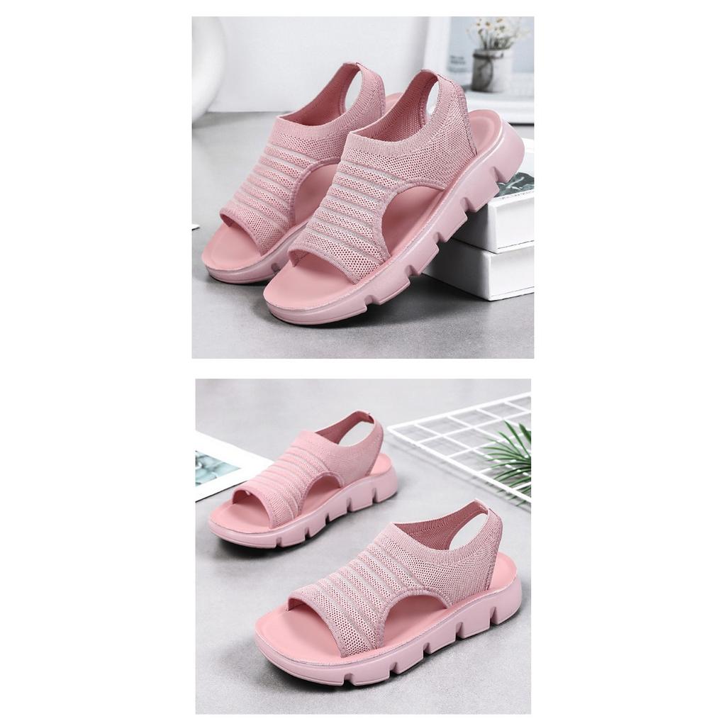 Damskie Letnie Nowe Puste Sandały z Otwartym Palcem i Miękką Podeszwą Komfort