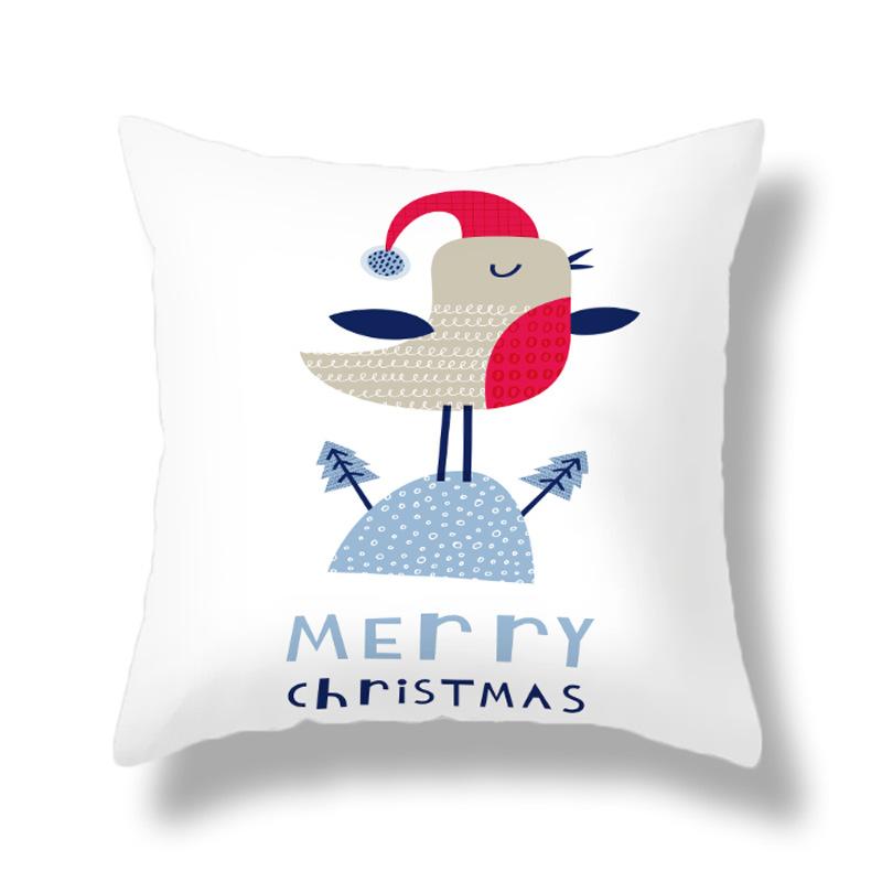 Christmas Pillowcases Homewares Nordic Christmas Cartoon Digital Print Pillowcases