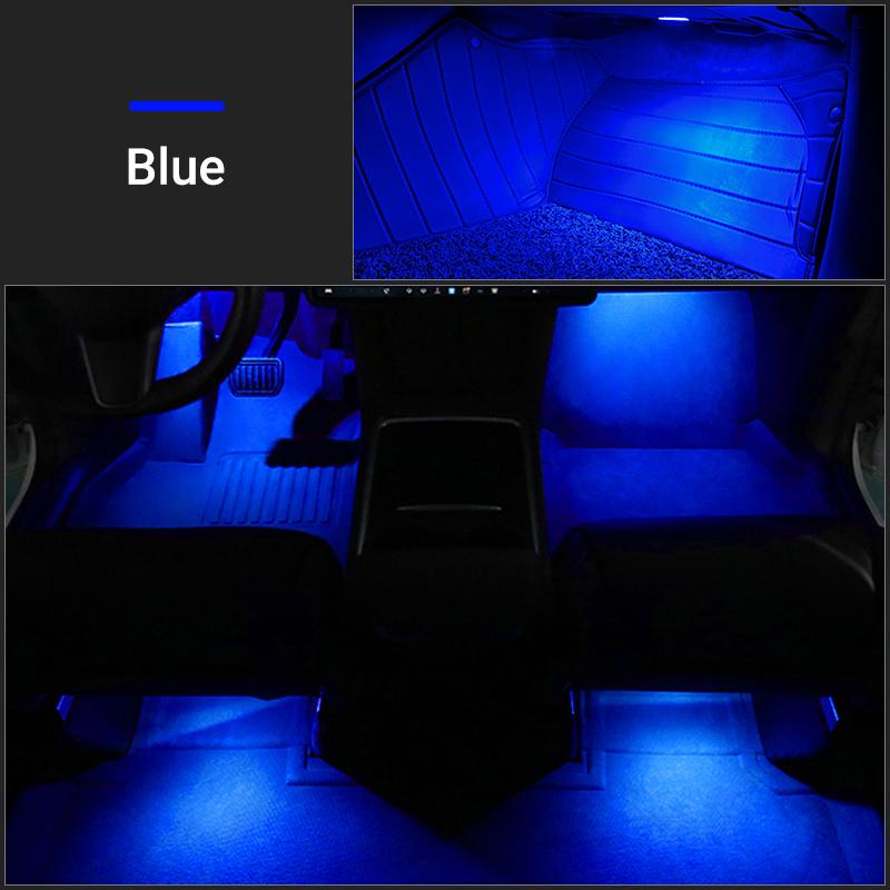 Car Footwell Lamp For Tesla Model 3 Y S X 2017 2018 2024 Atmosphere Lights Interior Trim Accessories