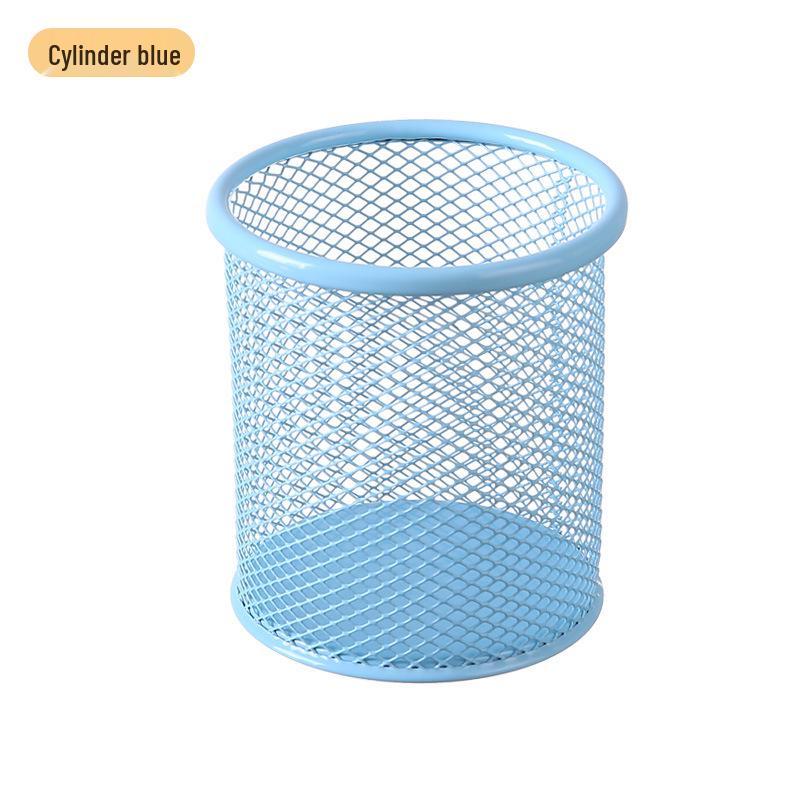 Suport colorat multifuncțional din plasă de fier pentru pixuri, pentru papetărie de birou