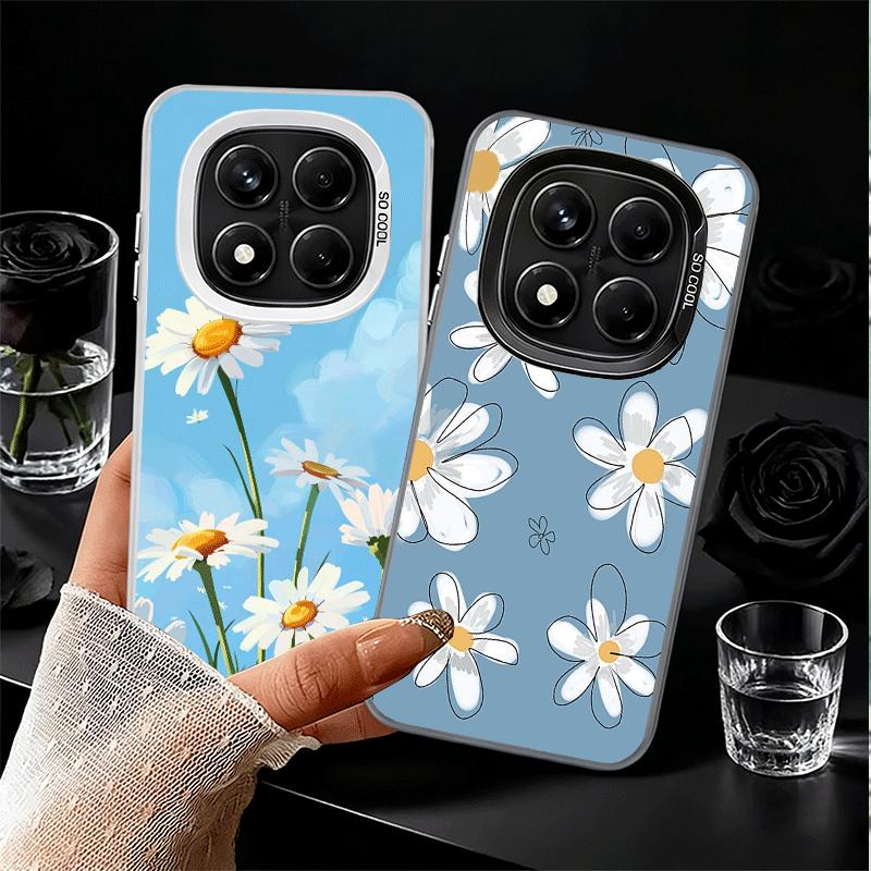 Daisy Flowers Aesthetics Soft Phone Case for Xiaomi Redmi Note 13 14 15 Pro Plus 12S 12 11S 11 11T 10S 10 Shockproof Cover Back