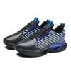 Cold sticky leather microfiber blue fashion trendy shoes casual sports shoes breathable, non-slip and shock absorption